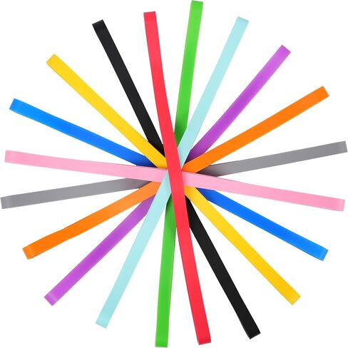 Rubber Bands Silicone 8 inch and 6.3 inch 12 Pcs Mixed size Large Elastic Bands for Notebook Books Cooking Wrapping Rubber Bands Cooking Boxes Wraps Office Supplies in Saudi Arabia