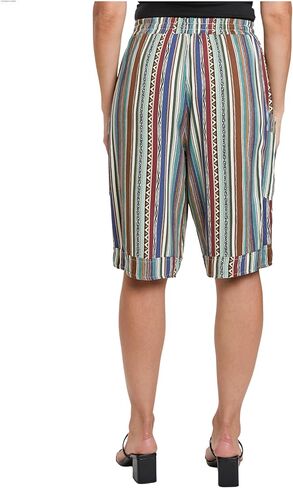 Royalty For Me Womens Women's Elastic Waist Bermuda with Patch Pockets in Saudi Arabia