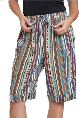 Royalty For Me Womens Women's Elastic Waist Bermuda with Patch Pockets in Saudi Arabia