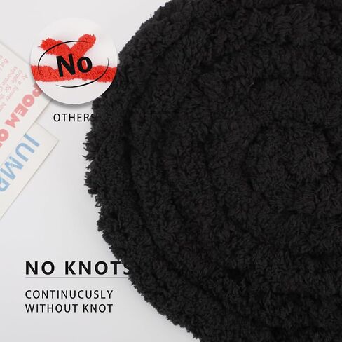 Chunky Yarn for Hand Knitting, Chunky Chenille Blanket Yarn for Crocheting, Bulky Soft Fluffy Chenille for Blanket Project, 8 Pack of 8oz/25yds, Pink&Purple in Kuwait