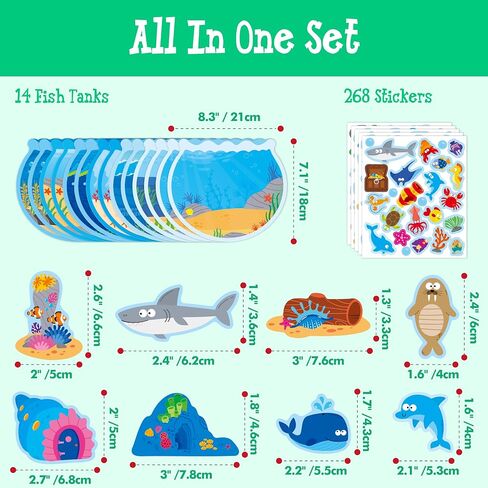 216 Insect Stickers 14 Bug Jar Scenes, Nature Insect Scene with Bee/Butterfly/Ladybug, Make Your Own Bug Jars DIY Activity for Toddlers, Kids, Boys & Girls in Saudi Arabia