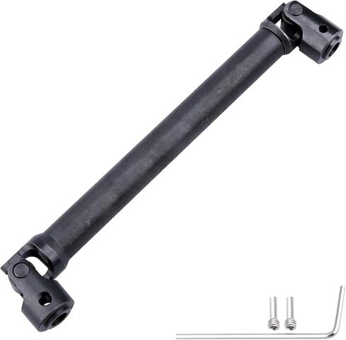 Splined Steel Universal Drive Shaft Driveshafts CVD Axle Shaft 1/10 Scale RC Crawler Car Upgrades Replacement for Traxxas Axial Tamiya RC4WD Redcat Racing (135-220mm Length) in Saudi Arabia