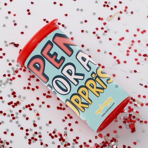 Glitter Bomb Party Popper Prank Item - Best Prank Gift for Girlfriend/Boyfriend/Wife/Husband on Birthday/Anniversary (Hearts Glitter Bomb) in Saudi Arabia