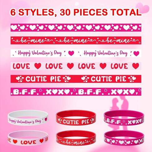 Easter Rubber Bracelets for Kids 30PCS Easter Basket Stuffers Silicone Wristbands Bulk Easter Party Favors Supplies for Kids Easter Egg Fillers Goodie Bag Stuffers Gifts Classroom Prizes Accessories in Kuwait