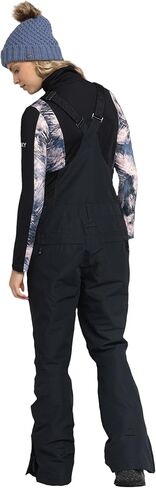 ملابس Roxy النسائية ذات المقاس النحيف Rideout Snow Bib - مقاومة للماء 15 كيلو، معزولة، درزات مبطنة بالكامل in Kuwait