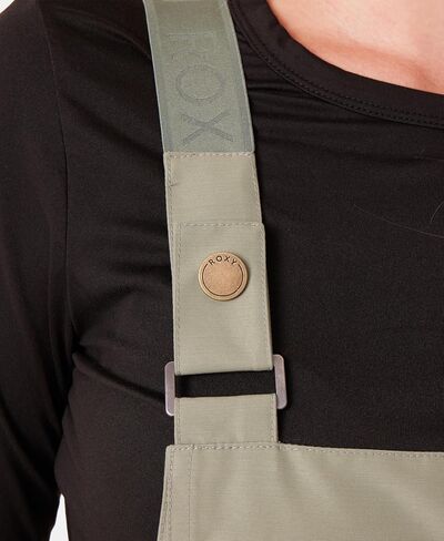 Roxy womens Slim Fit Rideout Snow Bib Overalls – 15k Waterproof, Insulated, Fully Taped Seams in Saudi Arabia