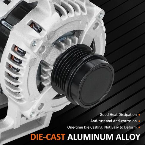Bestview المولد المولد لعام 2013-2018 Nissan Altima L4 2.5L ، 12V 110A 6 استبدال قابض الفتحات ، #REPLACE 23100-3TA1B ، 23100-3TA1A ، A2TJ1881 ، A2TJ1891 ، 11657 ، 11657N in Kuwait