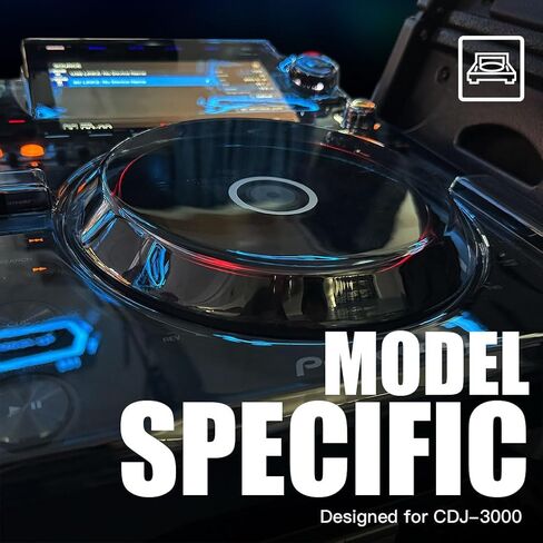 غطاء GORPANIX CDJ 3000، غطاء من البولي كربونات متوافق مع Pioneer CDJ 3000، مقاوم للغبار، مقاوم للماء، مقاوم للصدمات، تصميم لسلامة Pioneer DJ وحماية Daliy in Saudi Arabia