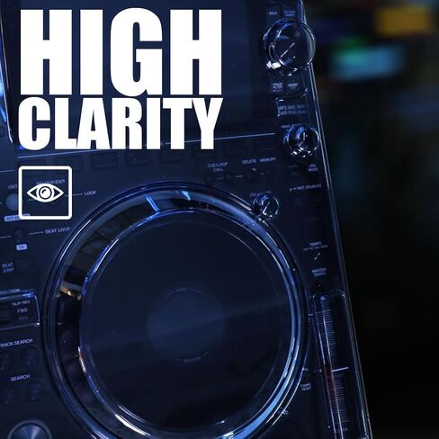 غطاء GORPANIX CDJ 3000، غطاء من البولي كربونات متوافق مع Pioneer CDJ 3000، مقاوم للغبار، مقاوم للماء، مقاوم للصدمات، تصميم لسلامة Pioneer DJ وحماية Daliy in Saudi Arabia