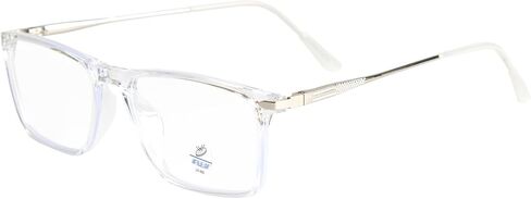 TR90 Blue Light Blocking Glasses,Spring Hinge Reading Glasses for Men Women, Computer Eyeglasses Anti-Eyestrain, UV Glare Protection, Light Black in Saudi Arabia