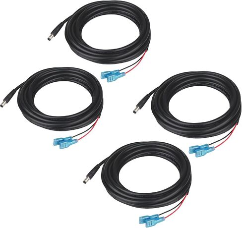 KSK 79-inch Trail Camera Power Cord (2 Pack,5.5x2.1mm DC External Power Cable,Compatible with Spypoint, Stealth Cam, Moultrie, Muddy, etc in Saudi Arabia