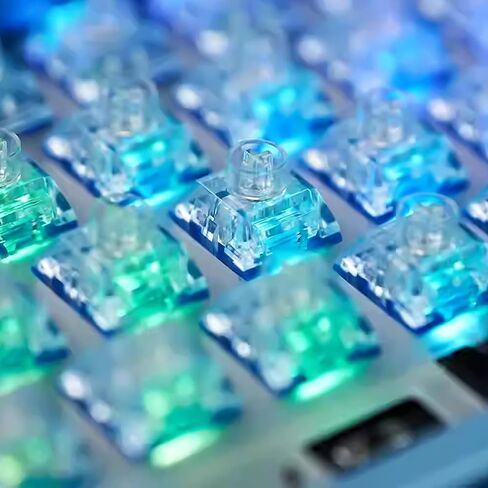 Kailh Box Whale Pro Silent Switches,Deep Sea Silent Tactile 3-Pin 45gf Waterproof Dustproof Mechanical Keyboard Switches(Whale Tactile,108Pcs) in Kuwait