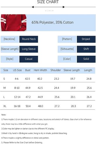 Oversized Sweatshirt for Women Long Sleeve Crewneck Striped Tops Casual Loose Pullover Sweatshirts in Kuwait