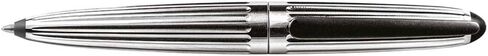 Diplomat - Aero - Fountain Pen in Stainless Steel - Fine - Black - Resistant and Elegant - High End - 5 Years Warranty in Saudi Arabia