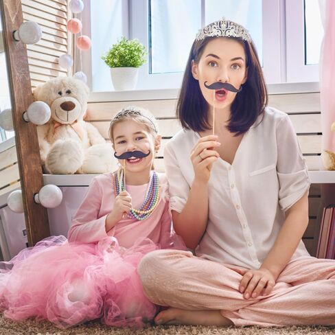 AOPRIE Birthday Queen Sash Headbands for Women & Girls, Silver Metal & Rhinestone Tiara Set, 2 Pack in Kuwait