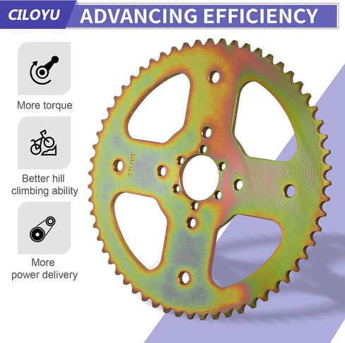 420 Sprocket 60 Tooth 40mm Bore Compatible with Coleman BT200X CT200U-EX CT200U CT100U CC100X Baja MB165 MB200 Doodlebug DB30 TrailMaster MB200 Mini Bike Predator 212 196cc Engine Parts in Saudi Arabia