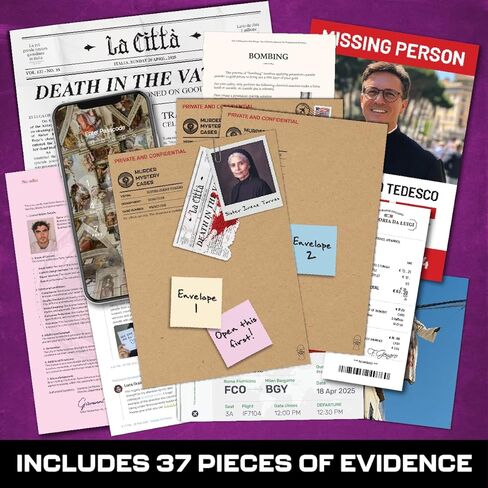MMC Death at Area 51 – Thrilling Murder Mystery Games for Adults in a Classified Military Base – 47 Evidence Pieces, 150 Min Gameplay (3.5/5 Difficulty) – Cold Case Files Game for 1-10 Players in Saudi Arabia