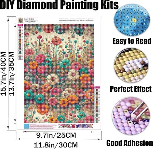 GMETINC 5D Diamond Painting Kits for Adults,Sunflowers Highland Cattle Diamond Art Kits for Adults Beginner, DIY Full Drill Diamond Dots Paintings with Gem Art and Crafts Home Wall Decor 12x16inch in Saudi Arabia