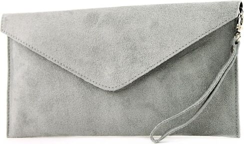Modamoda de - Italian Leather Clutch & Evening Shoulder Bag - Wild Leather T106 in Saudi Arabia