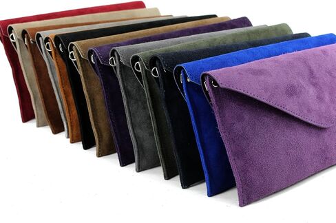 Modamoda de - Italian Leather Clutch & Evening Shoulder Bag - Wild Leather T106 in Saudi Arabia