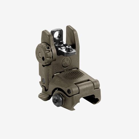 مشاهد احتياطية قابلة للطي من Magpul MBUS، أسود، مشهد خلفي in Kuwait
