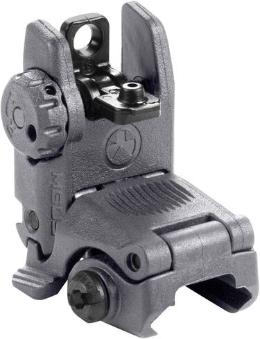 مشاهد احتياطية قابلة للطي من Magpul MBUS، أسود، مشهد خلفي in Kuwait