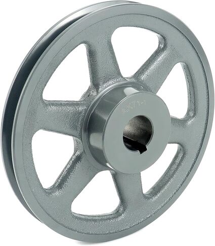 QWORK Single Groove Web Sheaves, 6.95"OD 1" Bore V-Belt Sheave for V-Belt, AK711 in Saudi Arabia