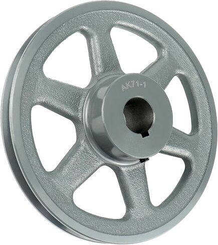 QWORK Single Groove Web Sheaves, 6.95"OD 1" Bore V-Belt Sheave for V-Belt, AK711 in Saudi Arabia