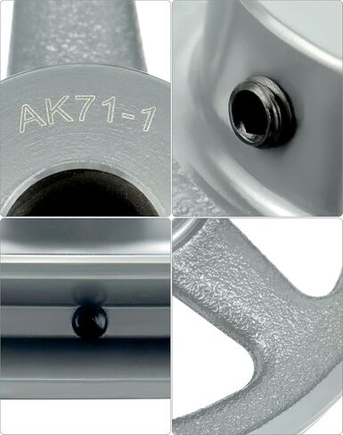 QWORK Single Groove Web Sheaves, 6.95"OD 1" Bore V-Belt Sheave for V-Belt, AK711 in Saudi Arabia