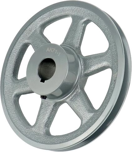 QWORK Single Groove Web Sheaves, 6.95"OD 1" Bore V-Belt Sheave for V-Belt, AK711 in Saudi Arabia