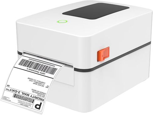 4x6 Shipping Label Printer with A Built-in Label Bin – USB Thermal Printer Fast, Easy Setup, Supports iOS, Android, Windows, Mac in Saudi Arabia