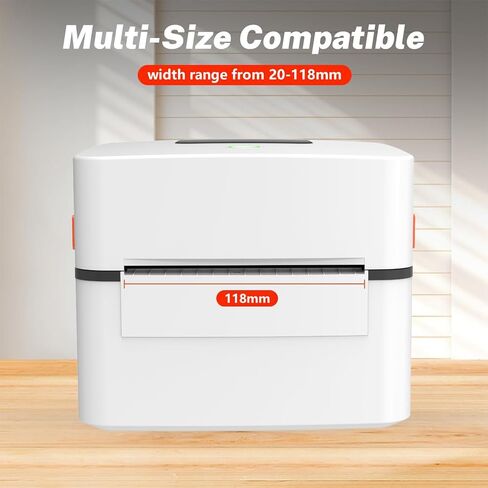 4x6 Shipping Label Printer with A Built-in Label Bin – USB Thermal Printer Fast, Easy Setup, Supports iOS, Android, Windows, Mac in Saudi Arabia