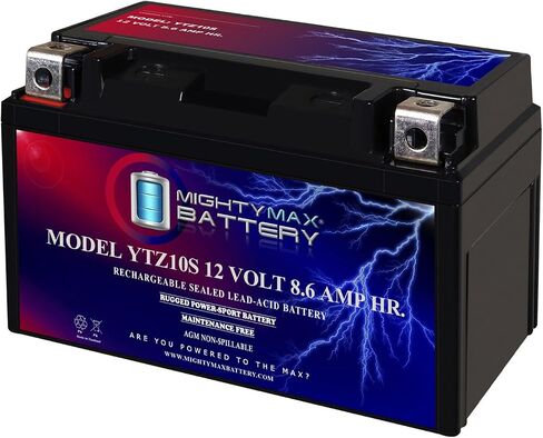Mighty Max Battery YTZ7S - 12 Volt 6 AH, 130 CCA, Rechargeable Maintenance Free SLA AGM Motorcycle Battery in Kuwait