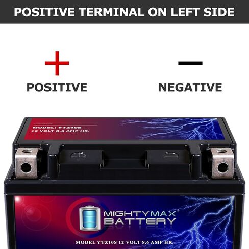 Mighty Max Battery YTZ7S - 12 Volt 6 AH, 130 CCA, Rechargeable Maintenance Free SLA AGM Motorcycle Battery in Kuwait