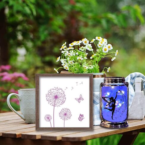 GLOBLELAND Fairy Mushroom Silhouette Clear Stamps Fairy Mushroom Silhouette Decorative Clear Stamps Silicone Stamps for Card Making and Photo Album Decor Decoration and DIY Scrapbooking in Kuwait