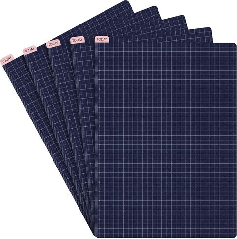 Thenshop 5 Pack A6 Pencil Board 105 x 150 mm Reusable Notebook Accessory Compatible with Hobonichi Techo, Midori Md, Rhodia and More, Flexibility Layout Grids Board with Ruler Scale in Kuwait