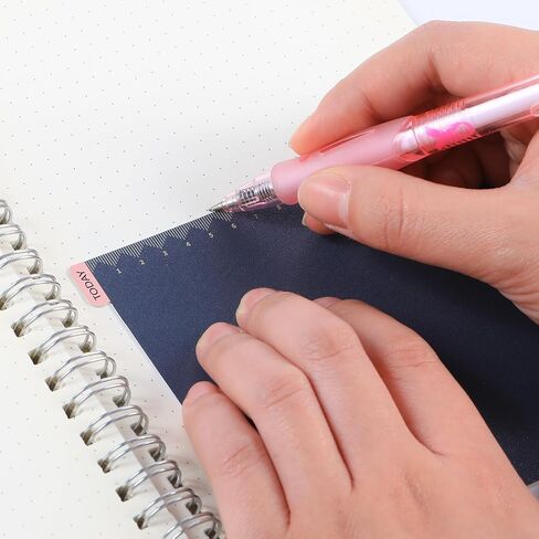 Thenshop 5 Pack A6 Pencil Board 105 x 150 mm Reusable Notebook Accessory Compatible with Hobonichi Techo, Midori Md, Rhodia and More, Flexibility Layout Grids Board with Ruler Scale in Kuwait