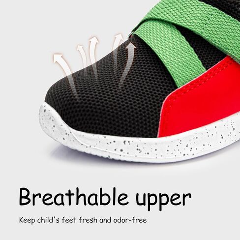 SKYWHEEL Toddler Tennis Shoes Boys Girls Barefoot Slip On Shoes Kids Lightweight Breathable Sports Sneakers for Walking Running in Saudi Arabia