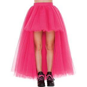 Noomlfish Girls High Low Long Tutu Skirts Kids Tulle Party Maxi Skirt (4-12 Years) in Saudi Arabia