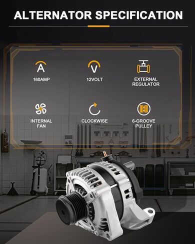 ROADFAR Alternator Replacement Fits for Dodge for Sprinter 2500 2003-2006,for Dodge for Sprinter 3500 2003-2006 in Kuwait