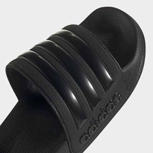 Adidas Usisex Adilette Shower Slide Sandal ، Metallic/Silver Metallic/Silver ، 4 Men in Saudi Arabia