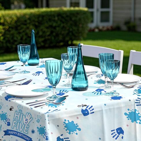 Grencian 3 Pcs Fighter Jet Pilot Birthday Party Tablecloth Military Jet Table Cover Plastic Rectangle Airplane Table Cloth Birthday Decor for Boys Pilot Aviation Party Supplies 54" x 107" in Kuwait