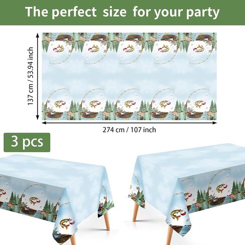 Grencian 3 Pcs Fighter Jet Pilot Birthday Party Tablecloth Military Jet Table Cover Plastic Rectangle Airplane Table Cloth Birthday Decor for Boys Pilot Aviation Party Supplies 54" x 107" in Kuwait