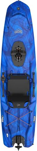 Pelican - Getaway 110 HDII Recreational Kayak - Sit-on-Top - خفيف الوزن ومستقر لشخص واحد Kayak Vapor Deep Blue-White - 11 قدم in Saudi Arabia