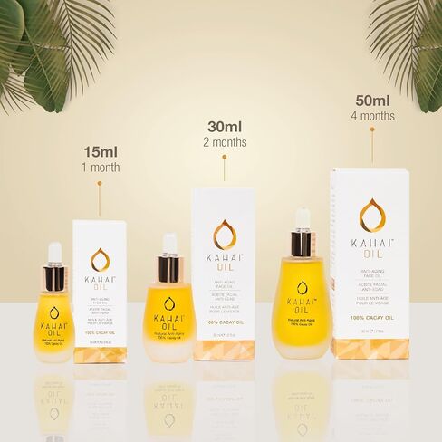 Kahai Oil - 100 ٪ طبيعية لزيت الوجه المضاد للشيخوخة زيت الكاكاي المستدام (15 مل) in Saudi Arabia