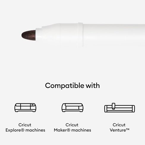 دائرة Cricut علامات دائمة 2.5 ملم ، أسود (6 CT) ، أسود (حزمة 2) in Kuwait