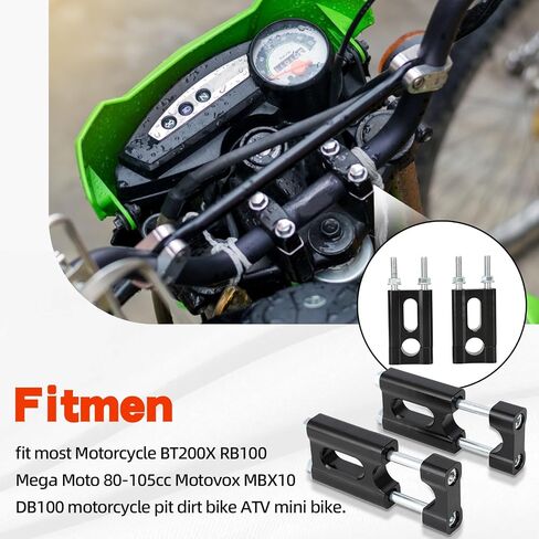 ناهدات المقود 22mm 7/8 "مقبض بارز مشبك مقبض من أجل BTX200 MX650 MBX11 SSR 125 CRF110 XR TAO TAO DB100 MEGA MOTO 80 105 Universal Motor Motorcle ATV PIT DIRT BIKE REDX in Kuwait