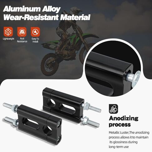 ناهدات المقود 22mm 7/8 "مقبض بارز مشبك مقبض من أجل BTX200 MX650 MBX11 SSR 125 CRF110 XR TAO TAO DB100 MEGA MOTO 80 105 Universal Motor Motorcle ATV PIT DIRT BIKE REDX in Kuwait