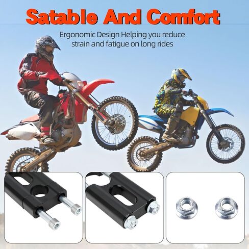 ناهدات المقود 22mm 7/8 "مقبض بارز مشبك مقبض من أجل BTX200 MX650 MBX11 SSR 125 CRF110 XR TAO TAO DB100 MEGA MOTO 80 105 Universal Motor Motorcle ATV PIT DIRT BIKE REDX in Kuwait