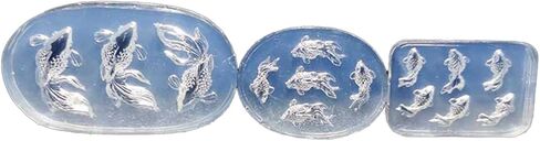 Koi Fish Silicone Resin Molds,Carp Gold Fish Resin Casting Molds,Earrings Pendant Jewelry Epoxy Molds for Jewelry Making in Kuwait